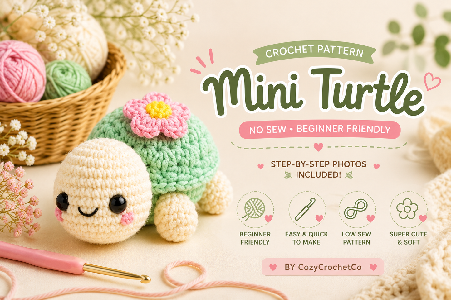 Turtle Crochet PDF